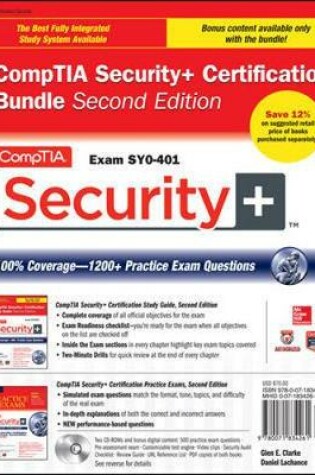 Cover of CompTIA Security+ Certification Bundle, Second Edition (Exam SY0-401)