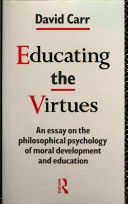 Book cover for Educating the Virtues