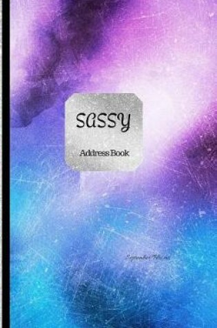 Cover of Sassy Address Book- Sky