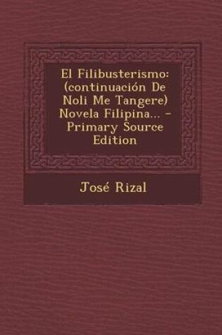 Cover of El Filibusterismo