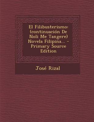 Book cover for El Filibusterismo