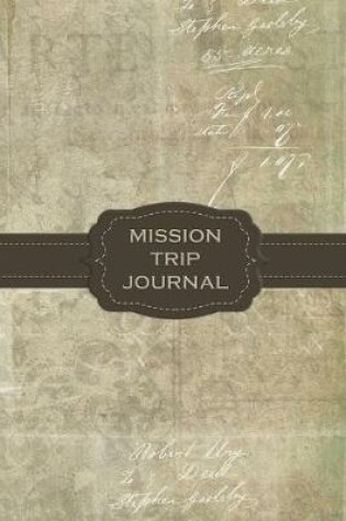 Cover of Mission Trip Journal