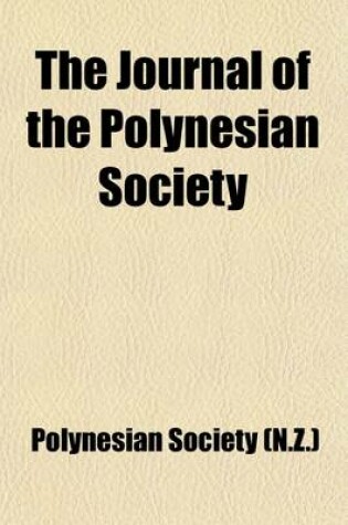 Cover of The Journal of the Polynesian Society Volume 28