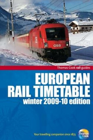 Cover of European Rail Timetable Winter 2009-10