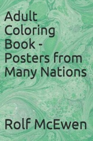 Cover of Adult Coloring Book - Posters from Many Nations