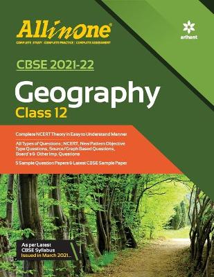 Book cover for Cbse All in One Geography Class 12 for 2022 Exam