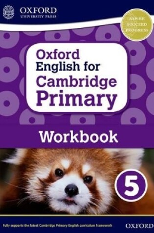 Cover of Oxford English for Cambridge Primary Workbook 5