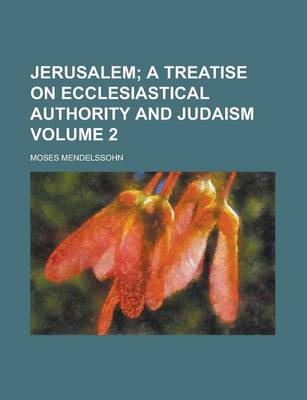 Book cover for Jerusalem Volume 2