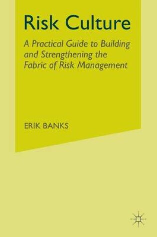 Cover of Risk Culture