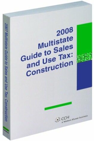 Cover of Multistate Guide to Sales and Use Tax