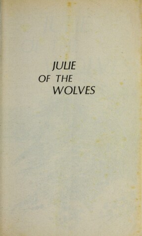 Book cover for Julie of the Wolves