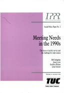 Cover of Meeting Needs in the 1990s