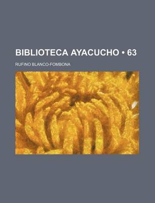 Book cover for Biblioteca Ayacucho (63)