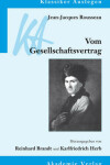 Book cover for Jean-Jacques Rousseau: Vom Gesellschaftsvertrag