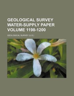 Book cover for Geological Survey Water-Supply Paper Volume 1198-1200