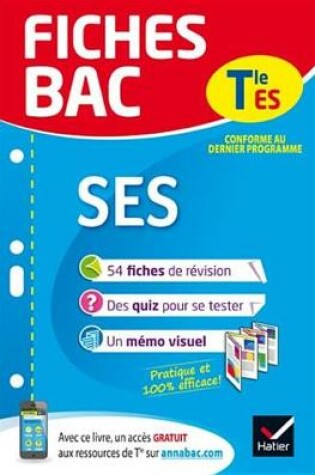 Cover of Fiches Bac Ses Tle Es