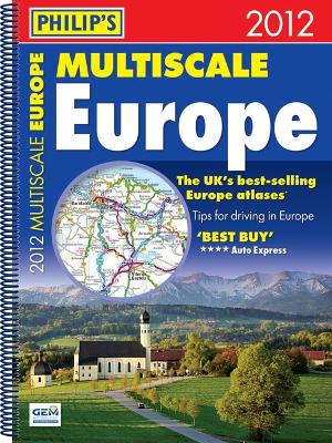 Book cover for Philip's Multiscale Europe 2012