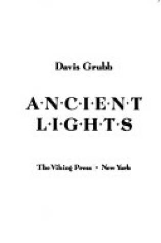 Cover of Ancient Lights