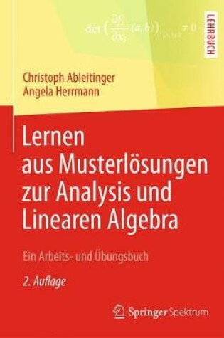 Cover of Lernen Aus Musterloesungen Zur Analysis Und Linearen Algebra