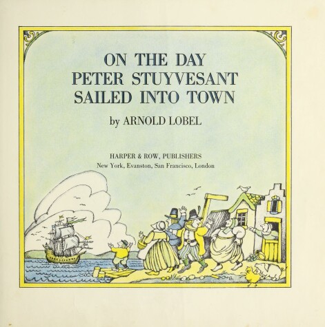 Book cover for On the Day Peter Stuyvesant Sailed Into Town