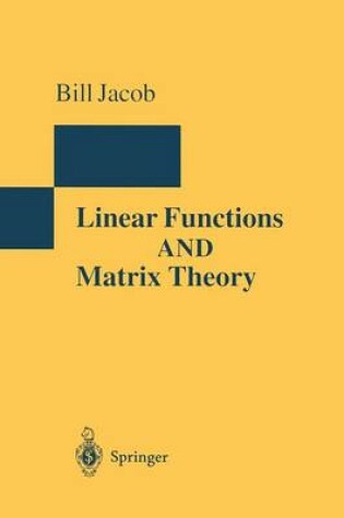 Cover of Linear Functions and Matrix Theory