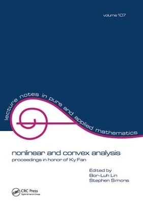 Cover of Nonlinear and Convex Analysis