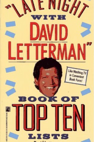 Cover of Late Night with David Letterman Book of Top Ten Lists