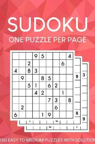 Cover of Sudoku Puzzles One Puzzle Per Page