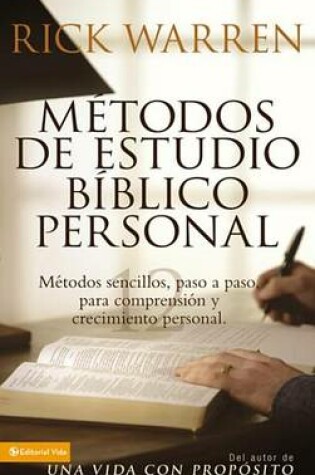 Cover of Métodos de Estudio Bíblico Personal