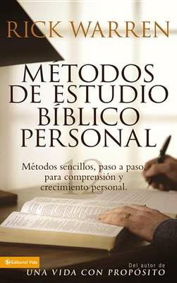 Book cover for Métodos de Estudio Bíblico Personal