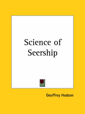 Book cover for Science of Seership