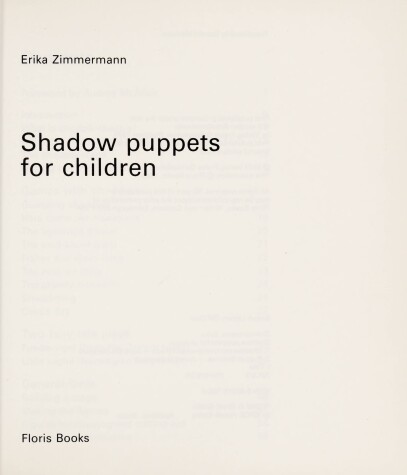 Cover of Shadow Puppets for Children