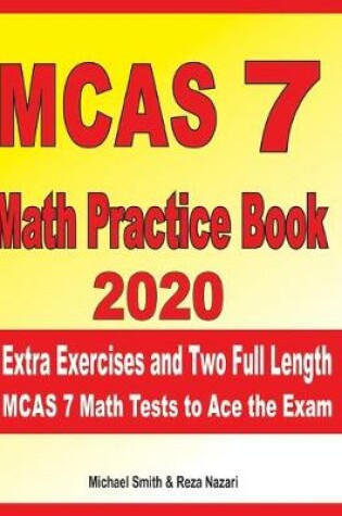 Cover of MCAS 7 Math Practice Book 2020