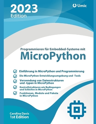 Book cover for Programmieren für Embedded-Systeme mit MicroPython