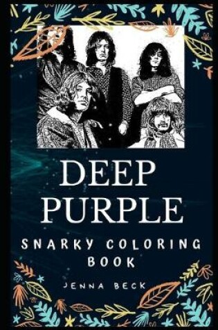 Cover of Deep Purple Snarky Coloring Book
