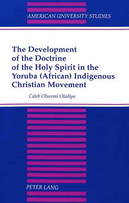 Cover of The Development of the Doctrine of the Holy Spirit in the Yoruba (African) Indigenous Christian Movement