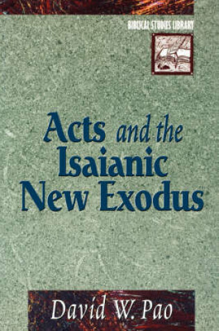 Cover of Acts and the Isaianic New Exodus