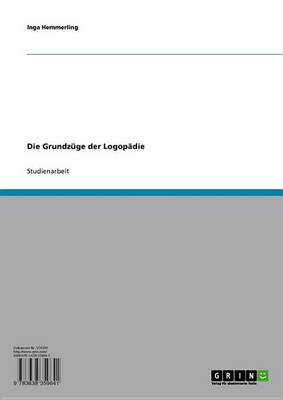 Book cover for Die Grundzuge Der Logopadie