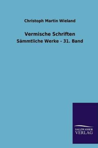 Cover of Vermische Schriften