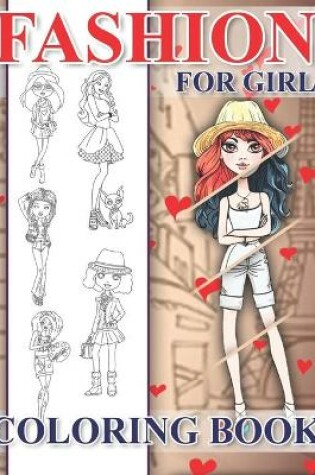 Cover of FASHION Coloring Book for Girls