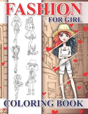 Cover of FASHION Coloring Book for Girls