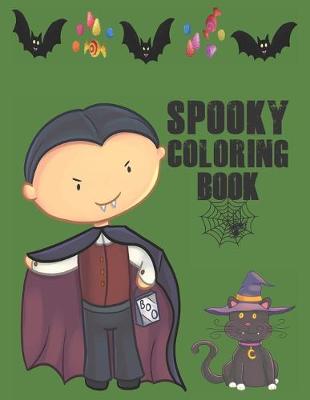 Book cover for Spooky Coloring Book