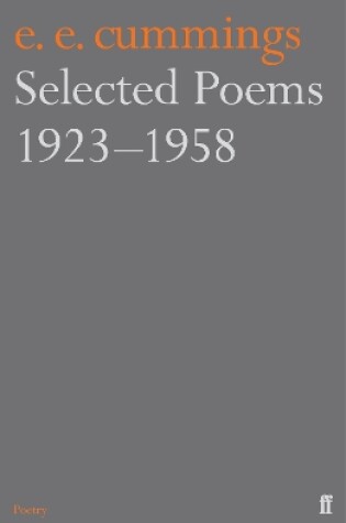 Cover of Selected Poems 1923-1958
