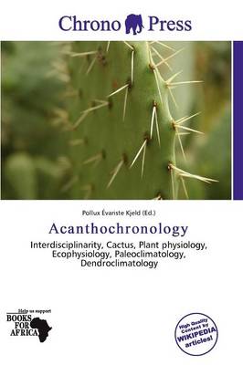 Book cover for Acanthochronology