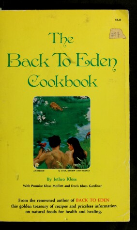 Book cover for Back to Eden Cook Book