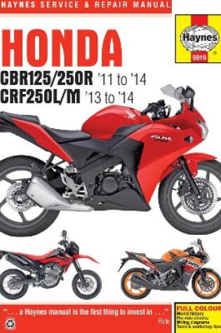Cover of Honda CBR125R, CBR250R, CBR300R, CB300F & CRF250 (11-18)
