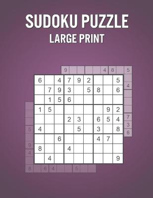 Book cover for Sudoku Puzzle Large Print