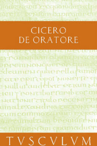 Cover of UEber Den Redner / de Oratore