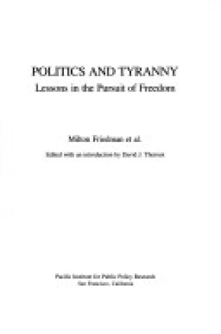 Cover of Politics and Tyranny