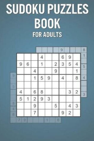 Cover of Sudoku Puzzles Book For Adults